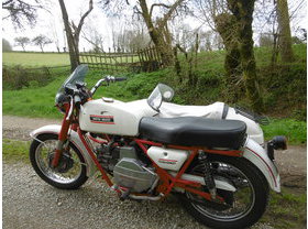 Moto Guzzi Falcone side